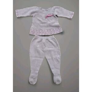 Mac‎ Illusion Knitted Set Spanish Instagram Celeb Pink 3mos